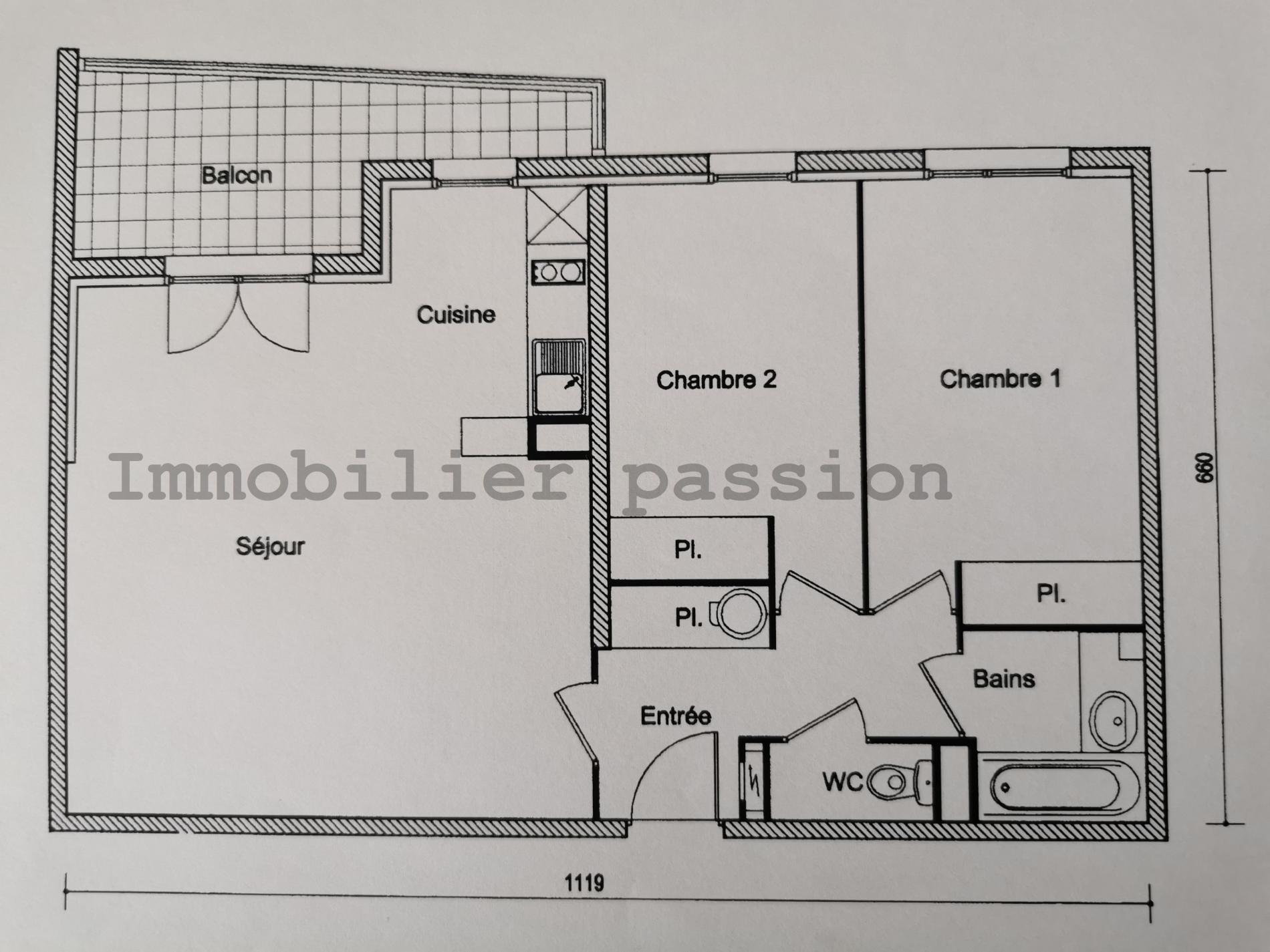 APPART T3 -ANGERS proche CENTRE