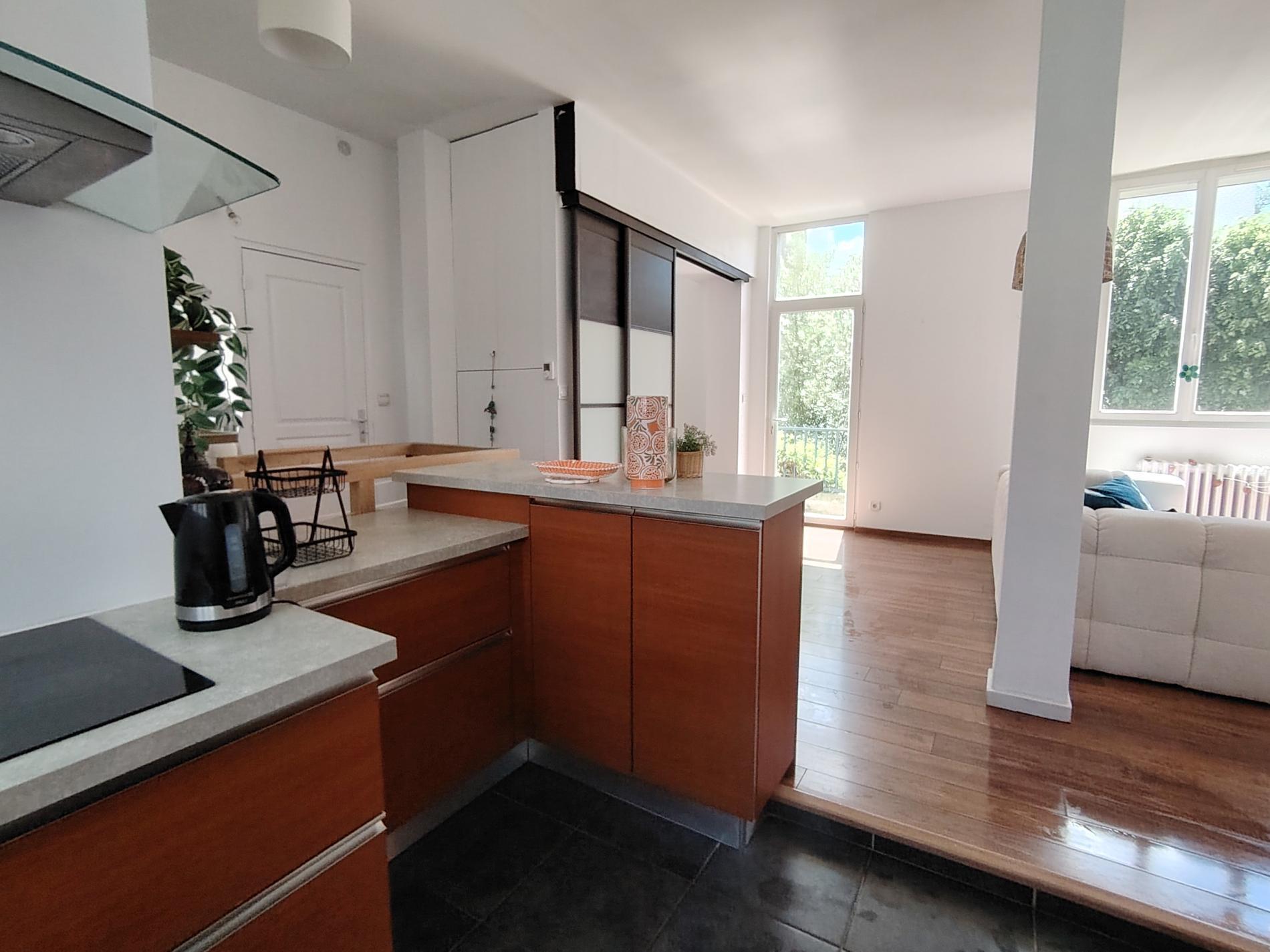appartement 74 m² hab, avec jardin et garage, ANGERS-VISITATION